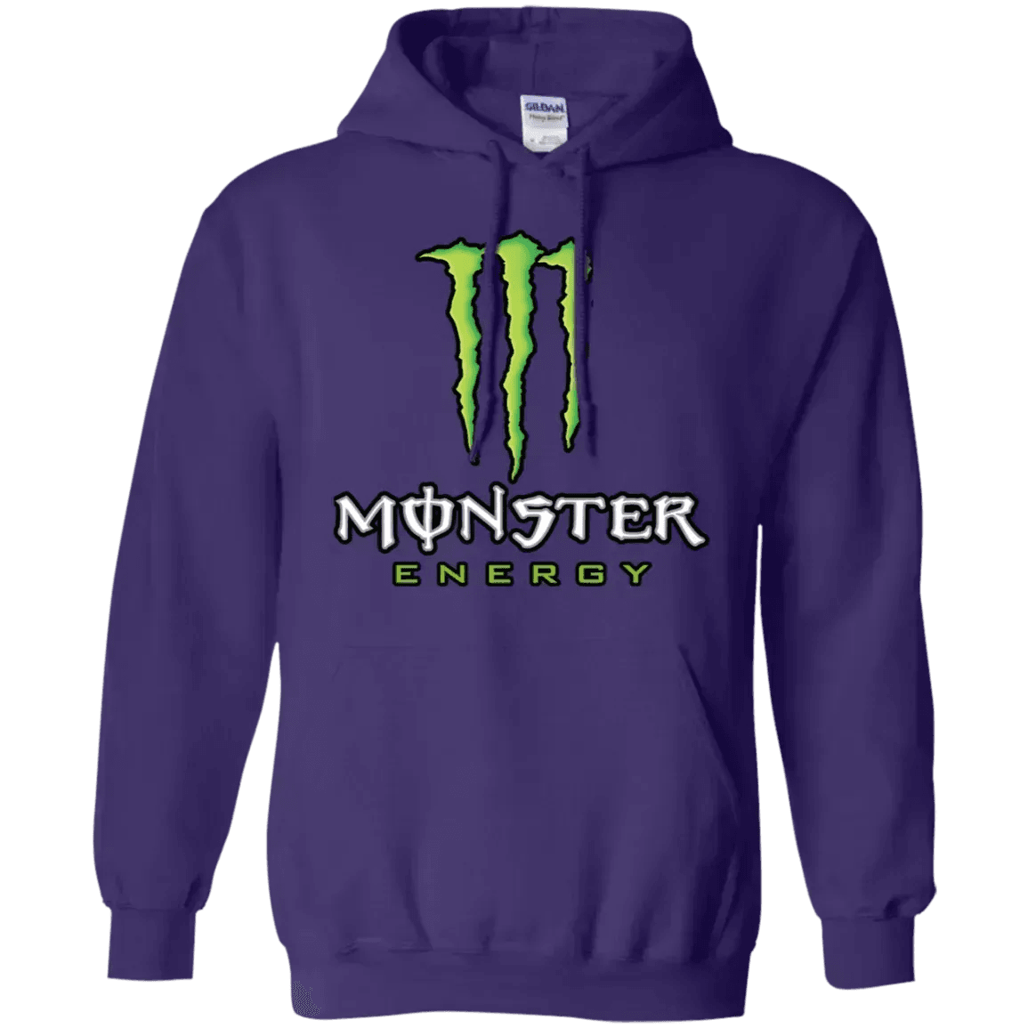 Purple NinoGear Monster Energy hoodie featuring the iconic Monster logo on the front