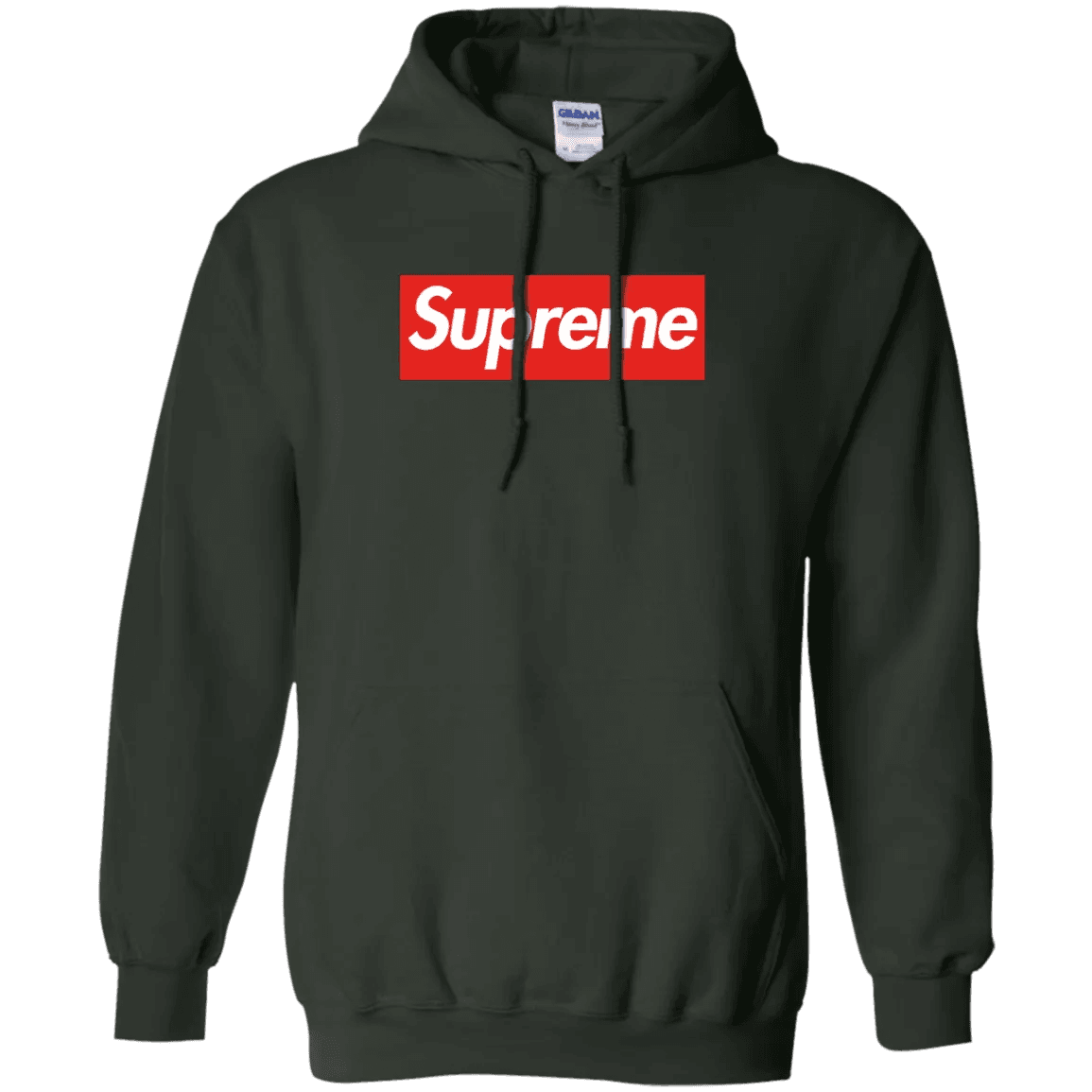 NinoGear Supreme Hoodie in dark color featuring iconic red logo on a stylish design