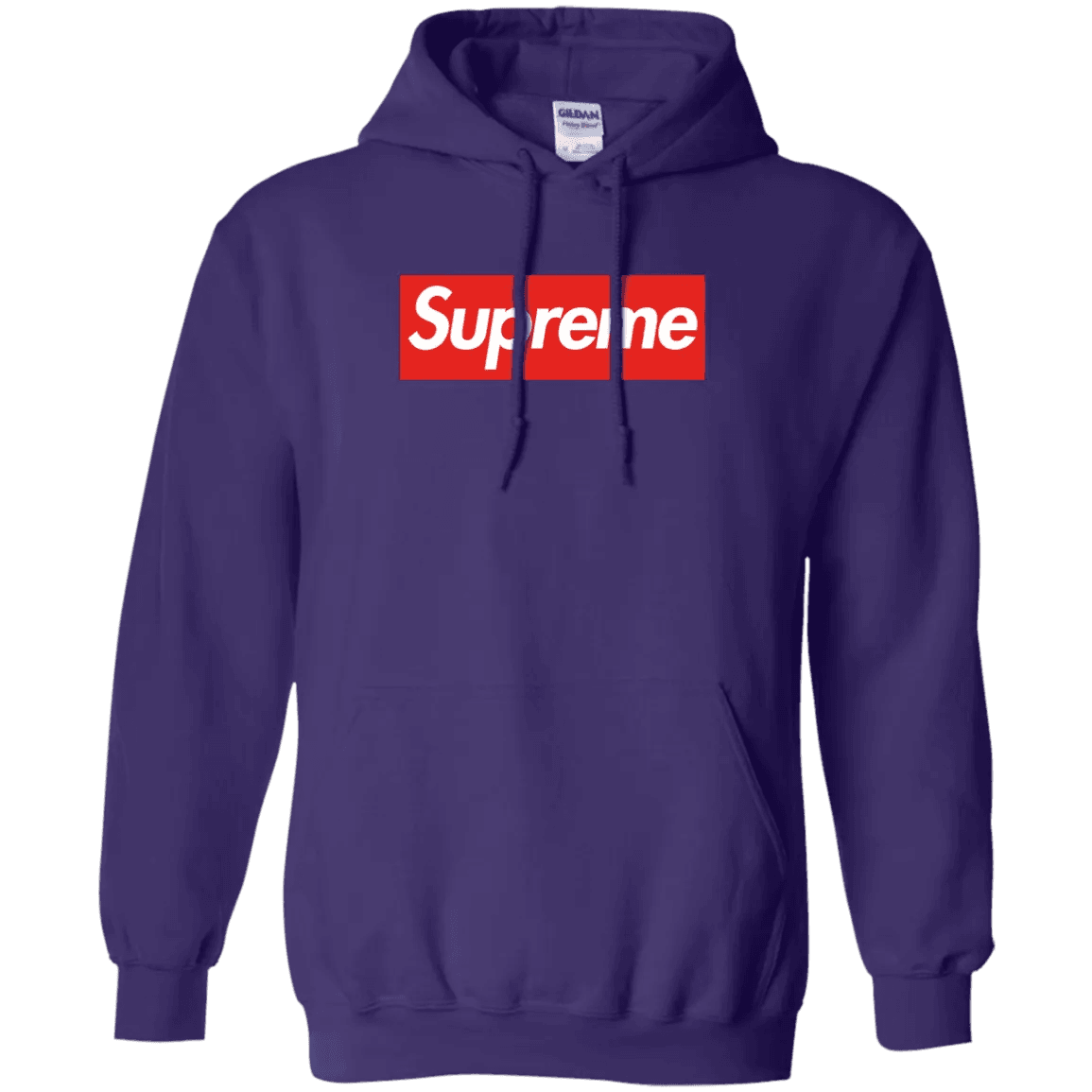 NinoGear Supreme Hoodie in purple with iconic red logo for stylish casual wear
